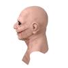 HAO Realistic Human Creepy Clown Mask Costume, Over Head Horror Old Man Mask with Scar, Halloween Killer Masks for Party,Old Man Role-playing Props view 4