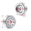Que-T RC Beadlock Wheel Rims, 4pcs Wheel Hubs for 1/24 Axial SCX24 AXI90081 AXI00001 AXI00002 AXI000024 Upgrade (Bright Silver) view 2