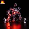 Brick Shine Light Kit for War Machine Buster 76124 (Model Set is not Included) (Classic) view 3