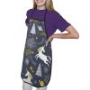 Personalized Little Helper Apron for Children | Kids, Cooking Baking Crafting Art Gardening, Boys and Girls, Machine Washable,Teal Suitable for 6-10 Years view 3