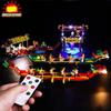 Brick Shine Light Kit for Dragon Boat Race 80103 (Model Set is not Included) (Remote) view 2