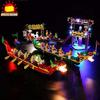 Brick Shine Light Kit for Dragon Boat Race 80103 (Model Set is not Included) (Remote) view 4