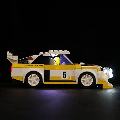 Brick Shine Light Kit for Speed Champions 1985 Audi Sport Quattro S1 76897 (Model Set is not Included) (Classic)