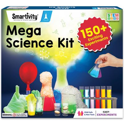 Smartivity Legendary Mega 150 Science Experiment Kit for Kids, Smart Birthday Gifts, Educational Science Experiments for Boys & Girls, STEM Toys for Learning & Fun for Age 6, 7, 8, 9, 10, 11, 12,14