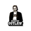 AQUARIUS Johnny Cash Outlaw Funky Chunky Novelty Magnet for Refrigerator, Locker, Whiteboard & Game Room Officially Licensed Merchandise & Collectibles view 1