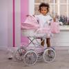 JC Toys | Berenguer Boutique | Royal Baby Doll Pram | Pink | Ages 3+ view 2