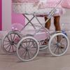 JC Toys | Berenguer Boutique | Royal Baby Doll Pram | Pink | Ages 3+ view 3