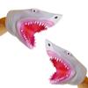 NOVELTY GIANT WWW.NOVELTYGIANT.COM Set Of 2 Silicone Great White Megalodon Shark Hand Puppet view 1