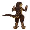 Fun Costumes Kid's Velociraptor Costume Child Dinosaur Costume Raptor Bodysuit, Headpiece X-Small view 2