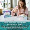 Pinwheel Crafts Mermaid DIY Jewelry Box Kit for Girls Ages 6+ - 530Pc Make Your Own Jewelry Box, DIY Craft Kits - Mermaid Craft Gifts - Painting Arts and Crafts for Girls 4-6 7 8 Years view 4