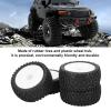 SUNGOOYUE 4Pcs RC Front & Rear Wheels and Tires with 12mm Hex Wrench&Nut for 1/10 RC Off Road Car Upgrade Parts(White) view 3