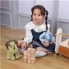 Apricot Lamb Toys Plush Green Dinosaur Triceratops Stuffed Animal Soft Cuddly Perfect for Child (Green Dino,9 Inches) view 3