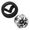 HIRCQOO 12-Spoke 12mm Hex Hub Wheel Rims & Rubber Tires Compatible with HSP Tamiya HPI Kyosho 1/10 On-Road Touring Car WLtoys 1/14 144001 Traxxas 1/16 Slash RC 1/18 A959B Buggy view 4