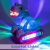 COVTOY Baby Toys for 1 Year Old Boy Girl, Musical Dinosaur Car Crawling Developmental Toys with Sounds and Lights, Ideal Gifts for Babies 6 to 12-18 Months view 3