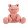 Apricot Lamb Toys Plush Velvet Frog Stuffed Animal Soft Cuddly Perfect for Child (Dark Pink Frog,8.5 Inches) view 1