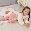 Apricot Lamb Toys Plush Velvet Frog Stuffed Animal Soft Cuddly Perfect for Child (Dark Pink Frog,8.5 Inches) view 3