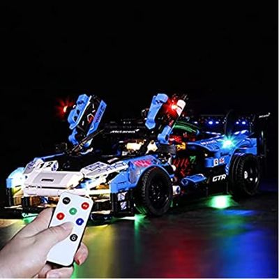 Brick Shine Light Kit for McLaren Senna GTR 42123 (Model Set is not Included) (Remote)