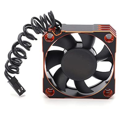 50mm Motor Cooling Fan, RC Motor Heatsink 10000 RPM ESC Cooling Fan 8.5V/for 1/8 1/5 1/6 RC Sensored Brushless Motor 50Mm Rc Fan 50Mm Rc Motor Fan
