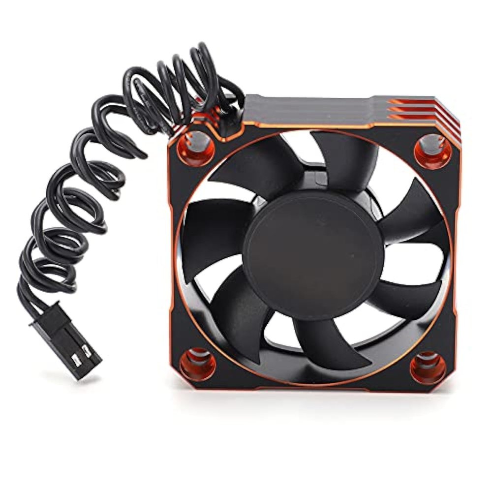 50mm Motor Cooling Fan, RC Motor Heatsink 10000 RPM ESC Cooling Fan 8.5V/for 1/8 1/5 1/6 RC Sensored Brushless Motor 50Mm Rc Fan 50Mm Rc Motor Fan