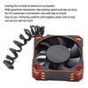 50mm Motor Cooling Fan, RC Motor Heatsink 10000 RPM ESC Cooling Fan 8.5V/for 1/8 1/5 1/6 RC Sensored Brushless Motor 50Mm Rc Fan 50Mm Rc Motor Fan view 4