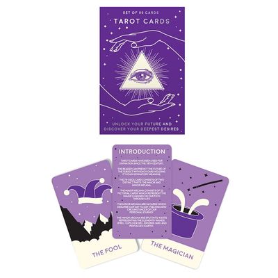 Gift Republic Pack of 100 Tarot Cards for Beginners