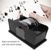 12 Deck Manual Card Shuffler for Blackjack, Poker, Quiet, Hand Cranked, Casino Equipment Card Shuffling Machine for Playing Cards(Black) view 2