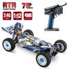 GoolRC WLtoys 124017 V2 Brushless Fast RC Cars, 1:12 Scale RC Buggy, 4WD 75KM/H High Speed Remote Control Car, 2.4GHz All Terrain Off-Road Racing Drift Car with Metal Chassis for Adults view 2