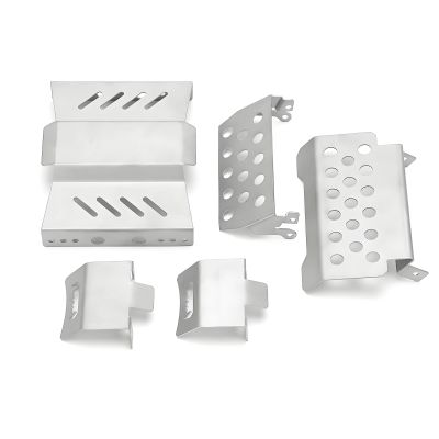 SUNGOOYUE RC Crawler Chassis Guard Board, High Performance RC Stainless Steel Armor Plate Suitable for 1/10 Redcat GEN8 Climbing Car