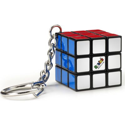 Rubik's Cube 3 x 3 Key Ring  Colourful Puzzle Game Rubik's  Mini Puzzle 3x3 Orginial Colour Matching  Classic Cube Problem Solving  Mini Version  6064001  Children's Toy 8 Years and Above