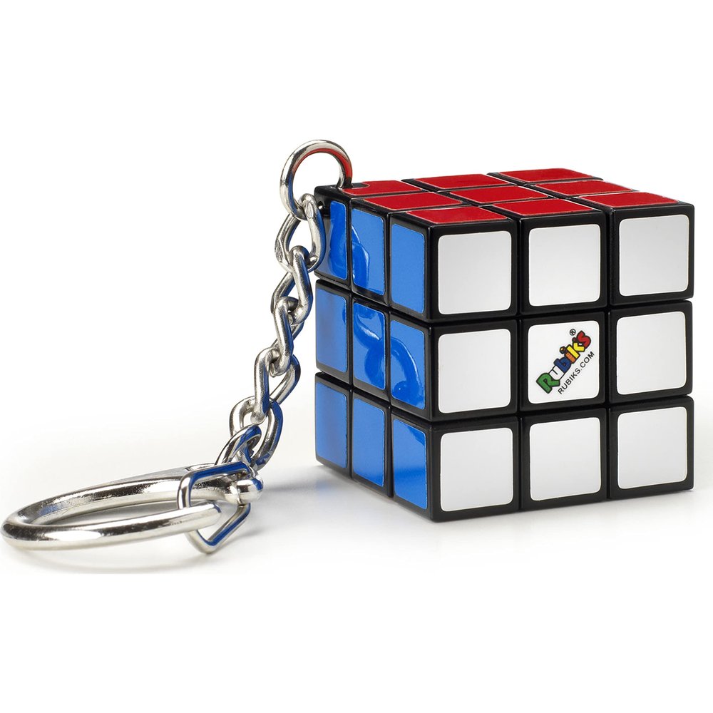 Rubik's Cube 3 x 3 Key Ring Colourful Puzzle Game Rubik's Mini Puzzle 3x3 Orginial Colour Matching Classic Cube Problem Solving Mini Version 6064001 Children's Toy 8 Years and Above