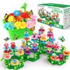 SpringFlower Toys for Girls 3 4 5 6 7 Years Old, Flower Garden Building Kit with Storage case,Educational STEM Toy and Preschool Garden Play Set for Toddlers, for Kids,148pcs view 1
