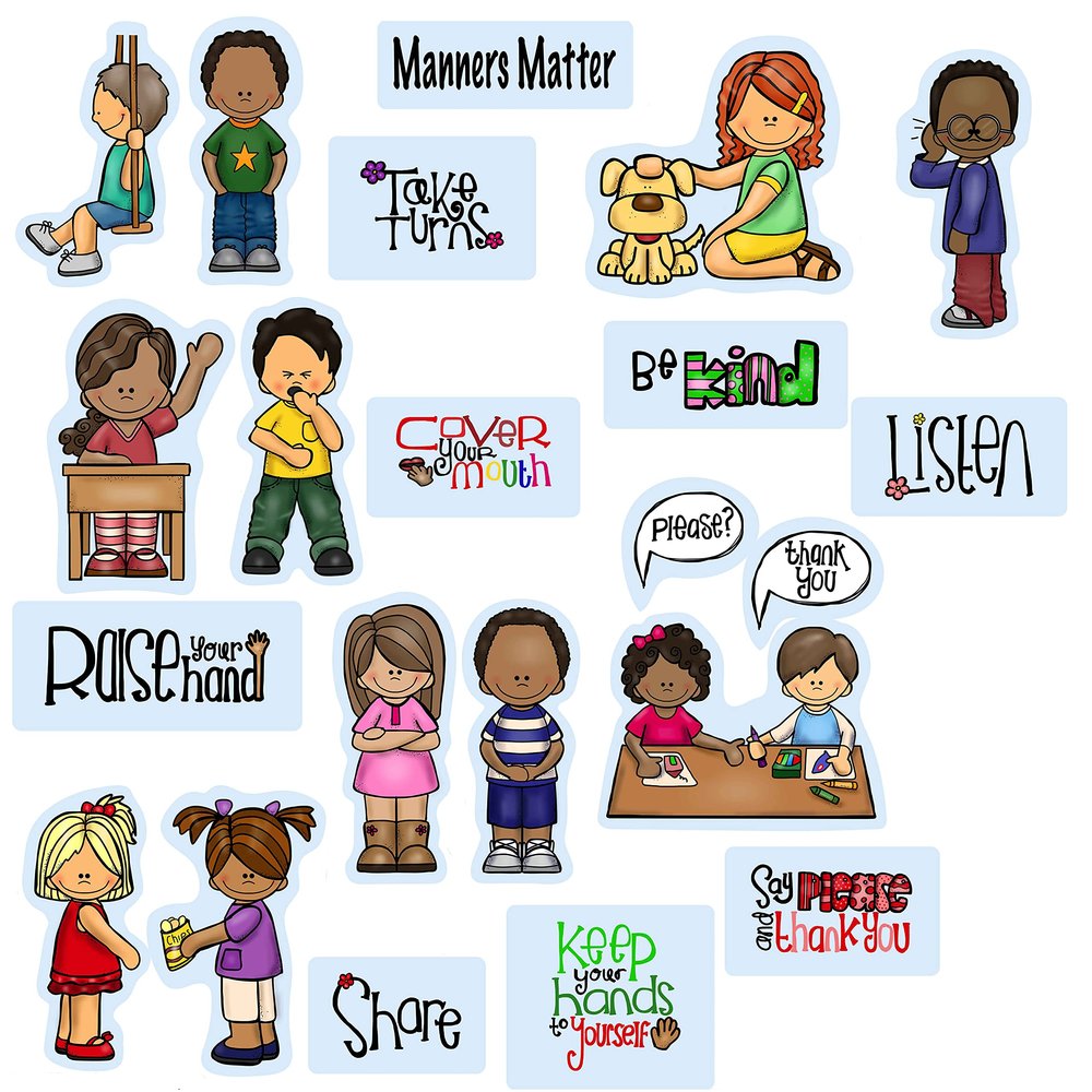 Story Time Felts Manners Matter Precut Felt Figures Flannel Board Learning Plus Activity Pages
