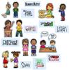 Story Time Felts Manners Matter Precut Felt Figures Flannel Board Learning Plus Activity Pages view 1