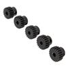 5Pack ShareGoo Steel 48P 3.175mm Pinion Gear Sets 18T 19T 20T 21T 22T fit 3.175mm (1/8-Inch) Shaft Compatible with Arrma HPI Kyosho Losi Axial Traxxas Tamiya Associated 1/10 RC Car Monster Truck Buggy view 3