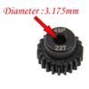 5Pack ShareGoo Steel 48P 3.175mm Pinion Gear Sets 18T 19T 20T 21T 22T fit 3.175mm (1/8-Inch) Shaft Compatible with Arrma HPI Kyosho Losi Axial Traxxas Tamiya Associated 1/10 RC Car Monster Truck Buggy view 4