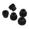 5Pack ShareGoo Steel 32P 5mm Pinion Gear Sets 13T 14T 15T 16T 17T fit 5mm Shaft Compatible with HPI Kyosho Losi Axial Traxxas Tamiya 1/8 1/10 RC Car Monster Truck Buggy view 3