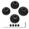 ShareGoo Mod 1 Hardened Steel M1 Pinion Gear Sets 19T 20T 21T 22T fit 5mm RC Motor Shaft Compatible with Arrma Traxxas Axial HSP Redcat Losi 1/8 1/10 Scale RC Car Truck Buggy view 4