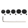 5Pack ShareGoo Steel 48P 3.175mm Pinion Gear Sets 23T 24T 25T 26T 27T fit 3.175mm (1/8-Inch) Shaft Compatible with Arrma HPI Kyosho Losi Axial Traxxas Tamiya Associated 1/10 RC Car Monster Truck Buggy view 3