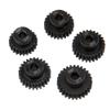 5Pack ShareGoo Steel 48P 3.175mm Pinion Gear Sets 23T 24T 25T 26T 27T fit 3.175mm (1/8-Inch) Shaft Compatible with Arrma HPI Kyosho Losi Axial Traxxas Tamiya Associated 1/10 RC Car Monster Truck Buggy view 4
