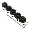 5Pack ShareGoo Steel 48P 3.175mm Pinion Gear Sets 28T 29T 30T 31T 32T fit 3.175mm (1/8-Inch) Shaft Compatible with Arrma HPI Kyosho Losi Axial Traxxas Tamiya Associated 1/10 RC Car Monster Truck Buggy view 1