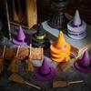 24 Pieces Wine Bottle Toppers - Mini Witch Hats, Brooms and Felt Caps for Halloween Party Favors and Crafts view 3