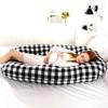 EIERFSKIOT pregnancy pillows for sleeping full body pillow Adjustment Belt Body Pregnancy Pillow Maternity Pillow Support for Back Hips Legs Belly Detachable Body Pillow Comes with Washable Cotton Cov view 3