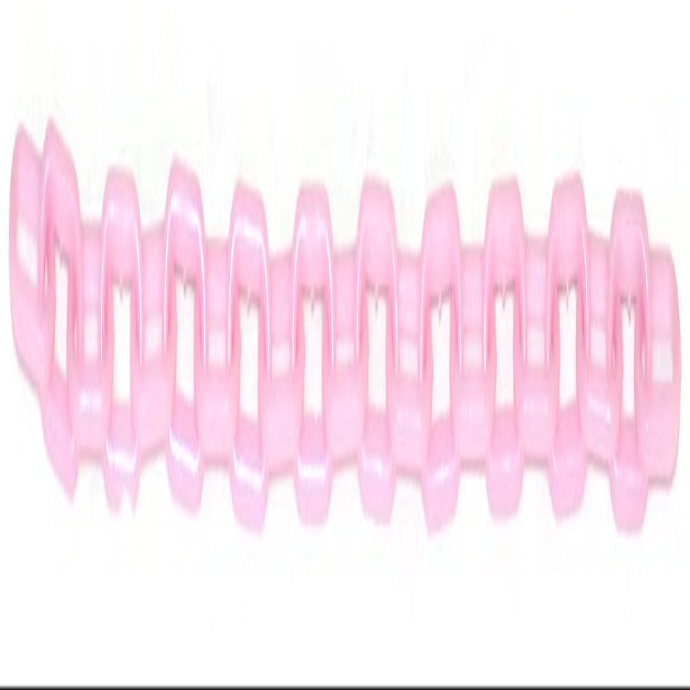 25' Lengths 3mm Plastic Chain Beautiful Colors Sugar Gliders Necklace Bird Toys (Light Pink)