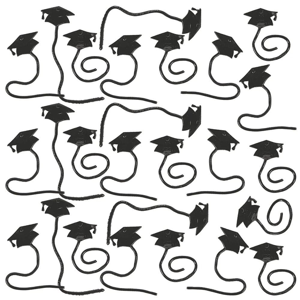 Fun Express Assorted Color Graduation Mortarboard Hat Sticky Toys - 1.75", 72 Pieces - Perfect Party Favor & Keepsake