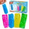 YoYa Toys Magic Wigglers Water Snake Fidget Toy - Water Wiggler Toy, Water Snakes Trick Stress Toy, Slippery Tricky Wiggler Tube - 4-Pack Squishy Sensory Fidget Water Snake Toy, 5-inch Novelty Gift view 1