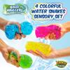 YoYa Toys Magic Wigglers Water Snake Fidget Toy - Water Wiggler Toy, Water Snakes Trick Stress Toy, Slippery Tricky Wiggler Tube - 4-Pack Squishy Sensory Fidget Water Snake Toy, 5-inch Novelty Gift view 2