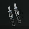 GTBracing CNC Aluminum Metal Front Spindle Carrier Rear Wheel C Hub Set for 1/5 RC Car HPI km rv Baja 5b ss 5t 5sc Upgrade Parts (Front Hub-Silver) view 1