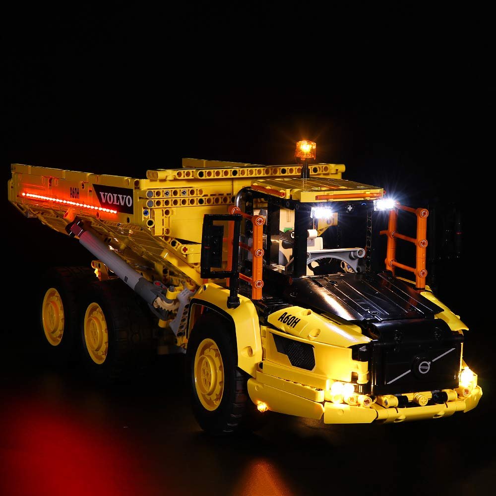 Brick Shine Light Kit for Articulated Hauler 42114 (Model Set is not Included) (Classic)