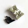 Aluminum Gearbox Cover Silver Replace AXI31609 AXI31610(Cover) for Axial 1/24 4WD SCX24 DEADBOLT AXI90081 view 2