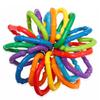 COLVWOFA 50PCS Baby Rings Toy Links Plastic Babies Teething Ring Attach Baby Toys to Strollers or Carrier Seat or Baby Bouncers for Infants view 1